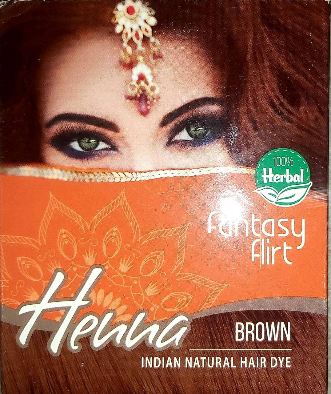 

Хна для волосся fantasy FLIRT Brown - коричневий, уп=6 шт.