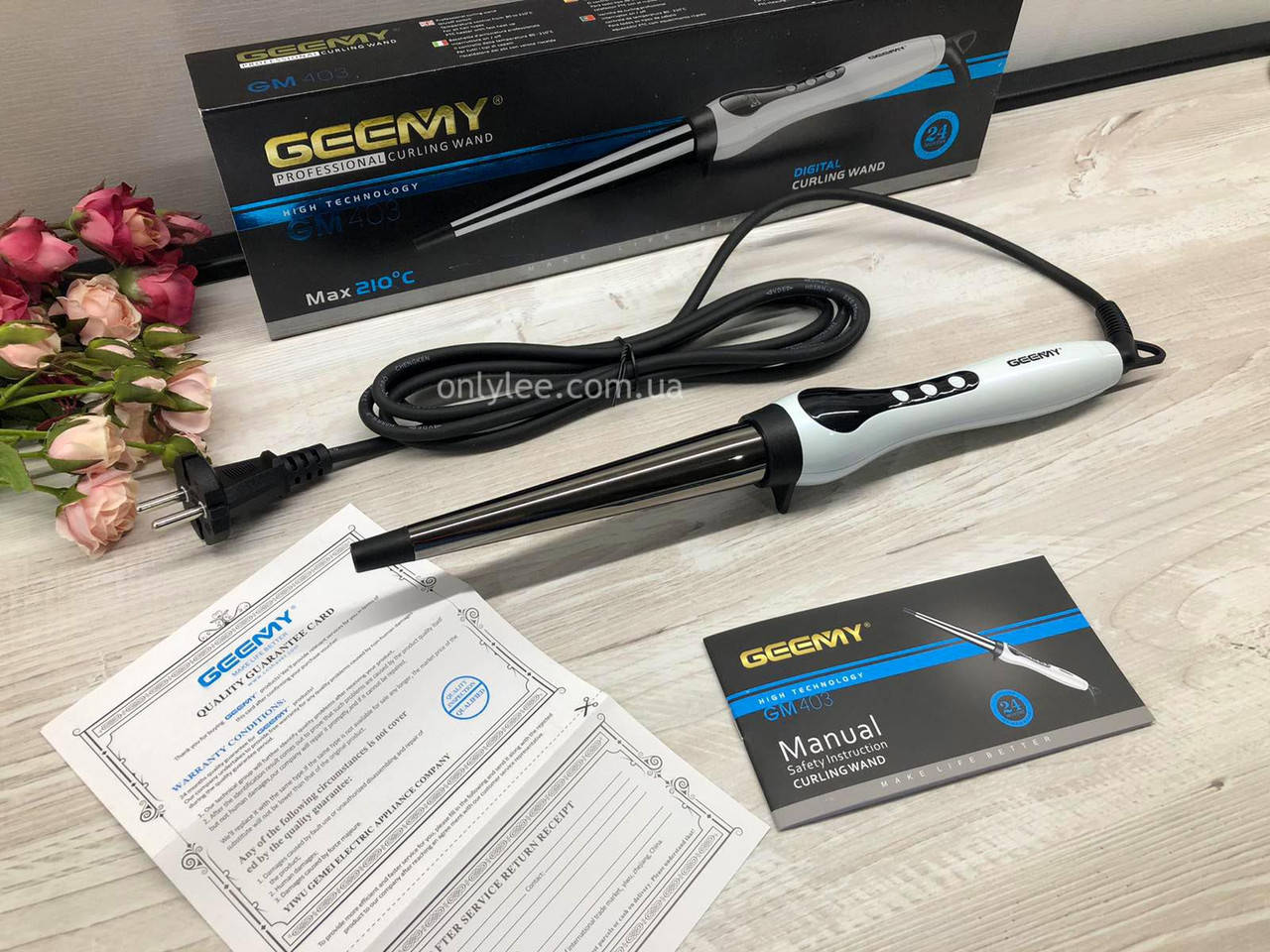 

Профессиональная конусная плойка для волос Geemy GM-403