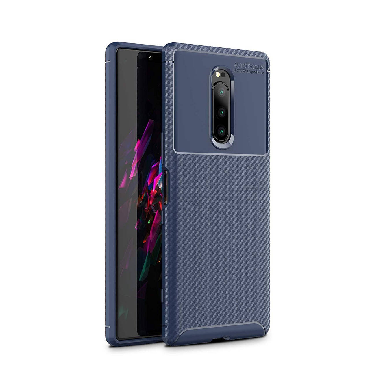 

Чехол Carbon Case Sony Xperia 1 Синий