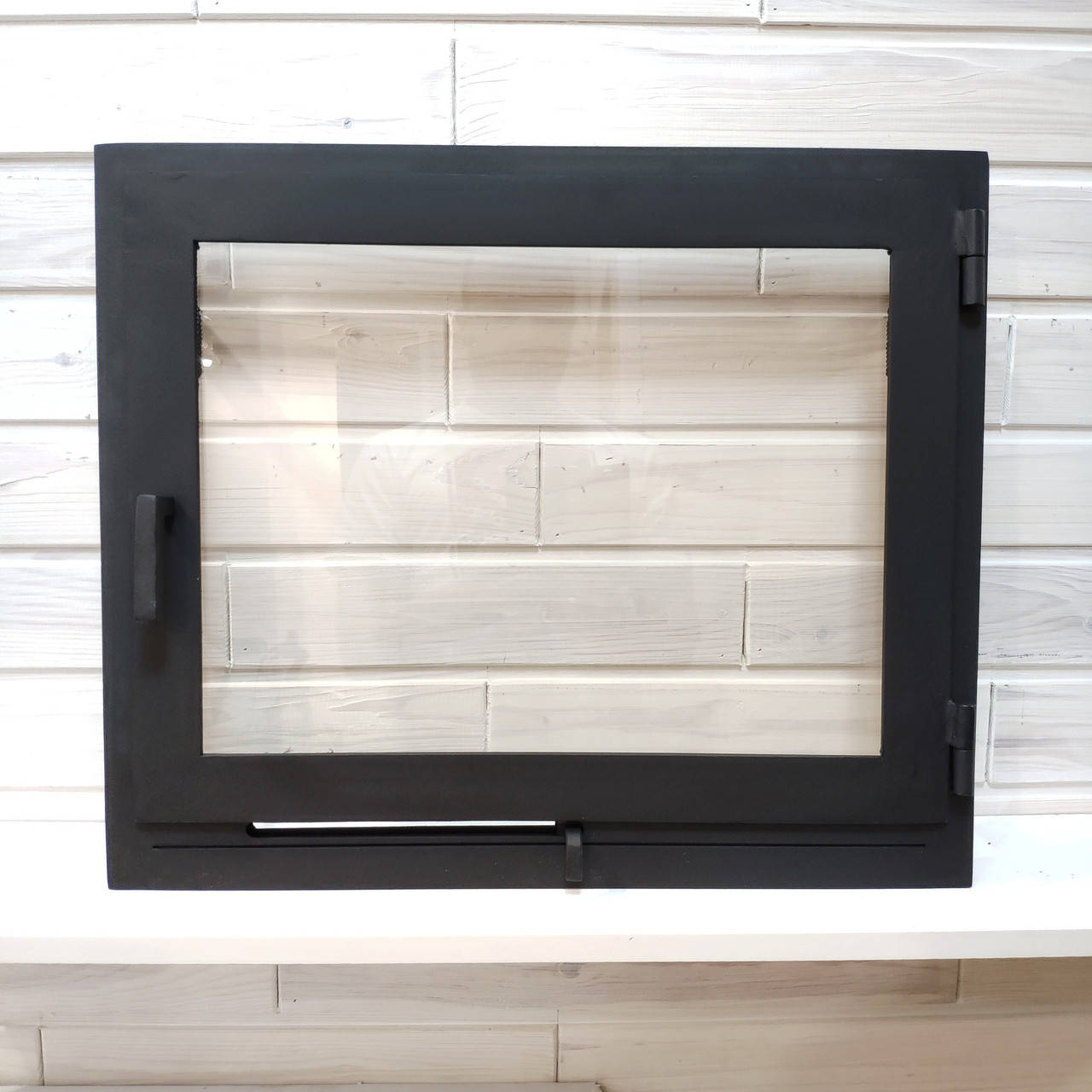 

Дверца со стеклом для печи Hetta Mia 425*505мм с поддувом