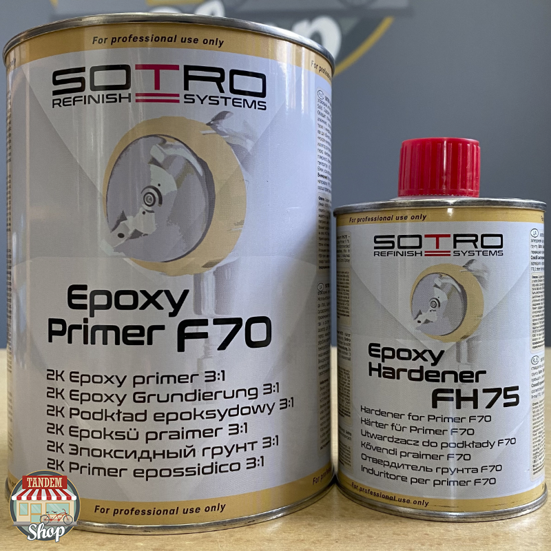 

Грунт эпоксидный SOTRO Epoxy Primer F70 3:1, 750 мл + 250 мл Комплект, Серый