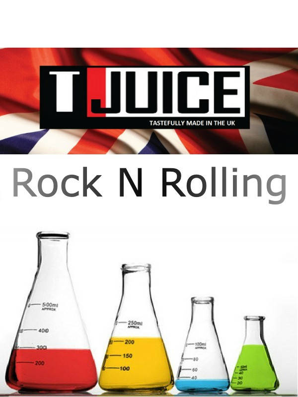 

Набор для замеса жидкости T-Juice Rock N Rolling 100 мл. 50/50, 6 мг/мл