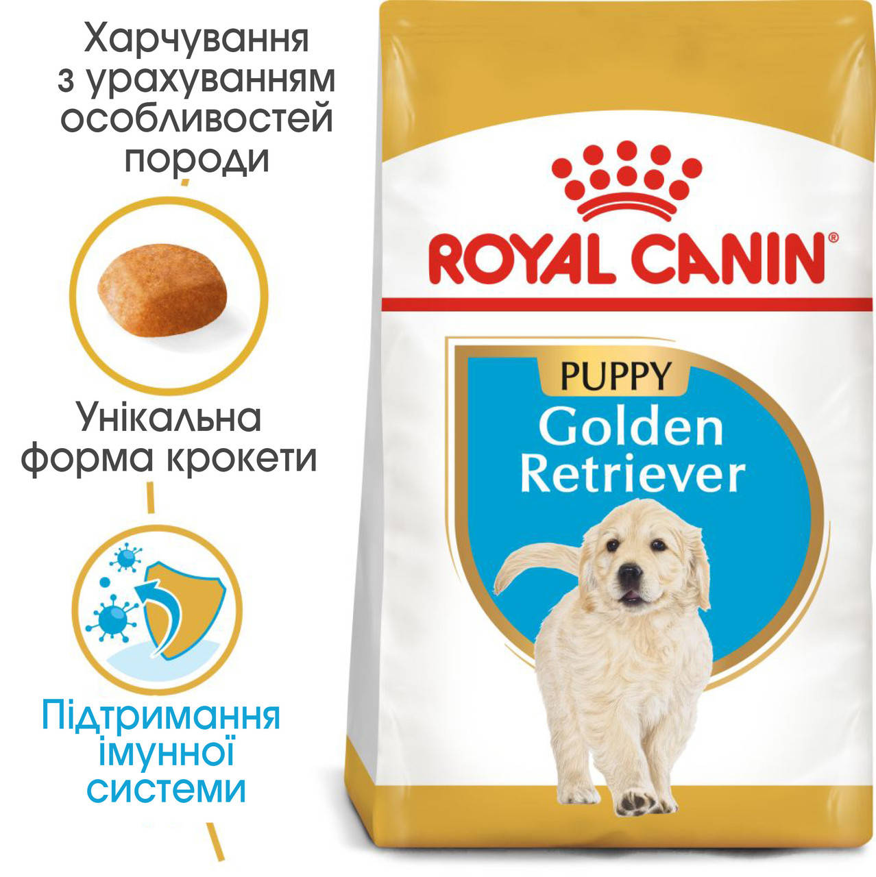 

Сухой корм Royal Canin Golden Retriever Puppy для щенков, 12КГ
