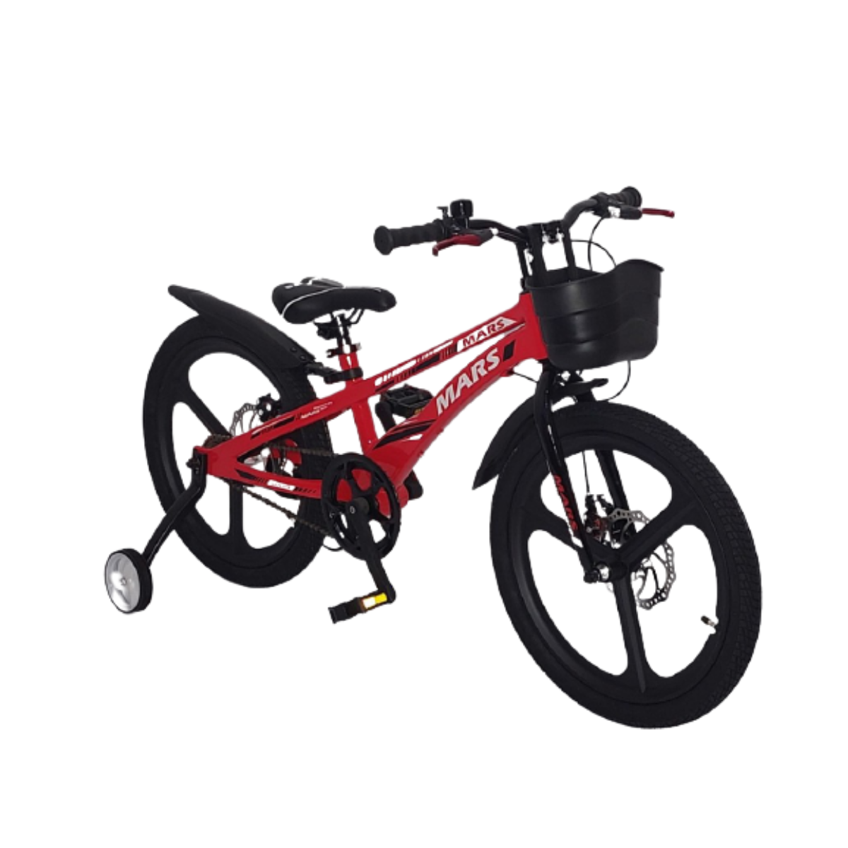 

Детский двухколесный облегченный велосипед MARS-3 20 дюймов колеса Красный
