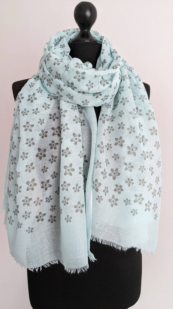 

Котоновий літній шарф Fashion бірюзовий, Бирюзовый