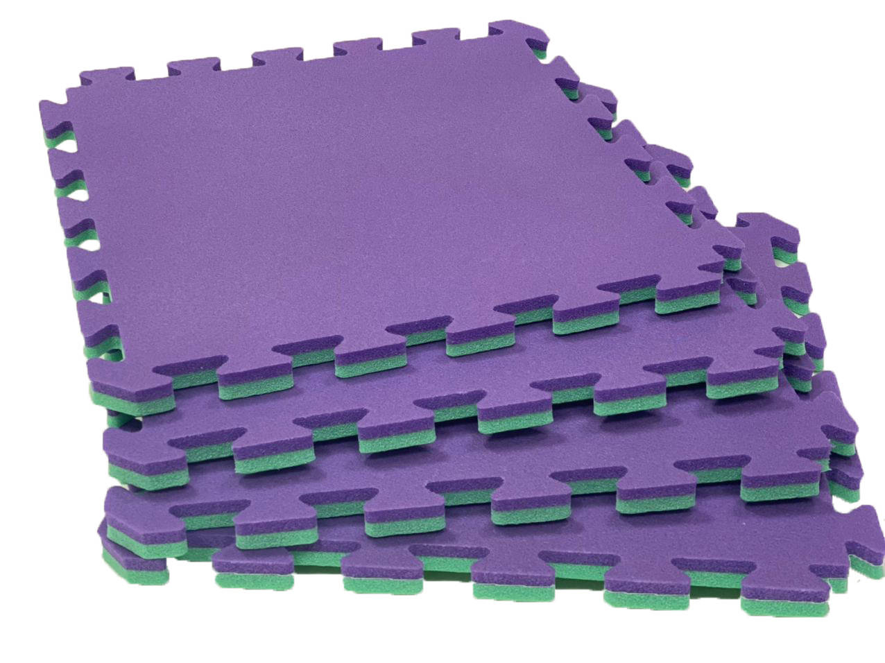 

Мягкий пол пазл 50*50*2 см Фиолетово-зеленый