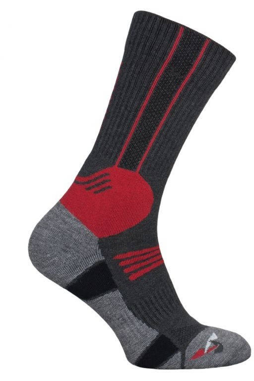 

Носки мужские KENNAH 142-J1N треккинговые летние, 25-26 (39-41), меланж антрацит