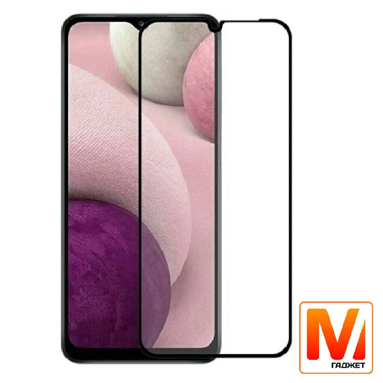 

Защитное стекло 5D FullGlue Samsung A12 Black, Черный