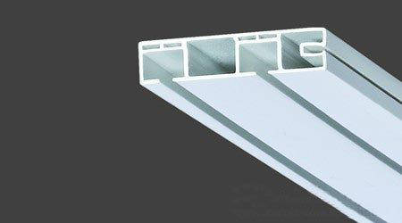 

Потолочный пластиковый карниз для штор ОМ-2 двойной длина 1.5м Цвет Белый