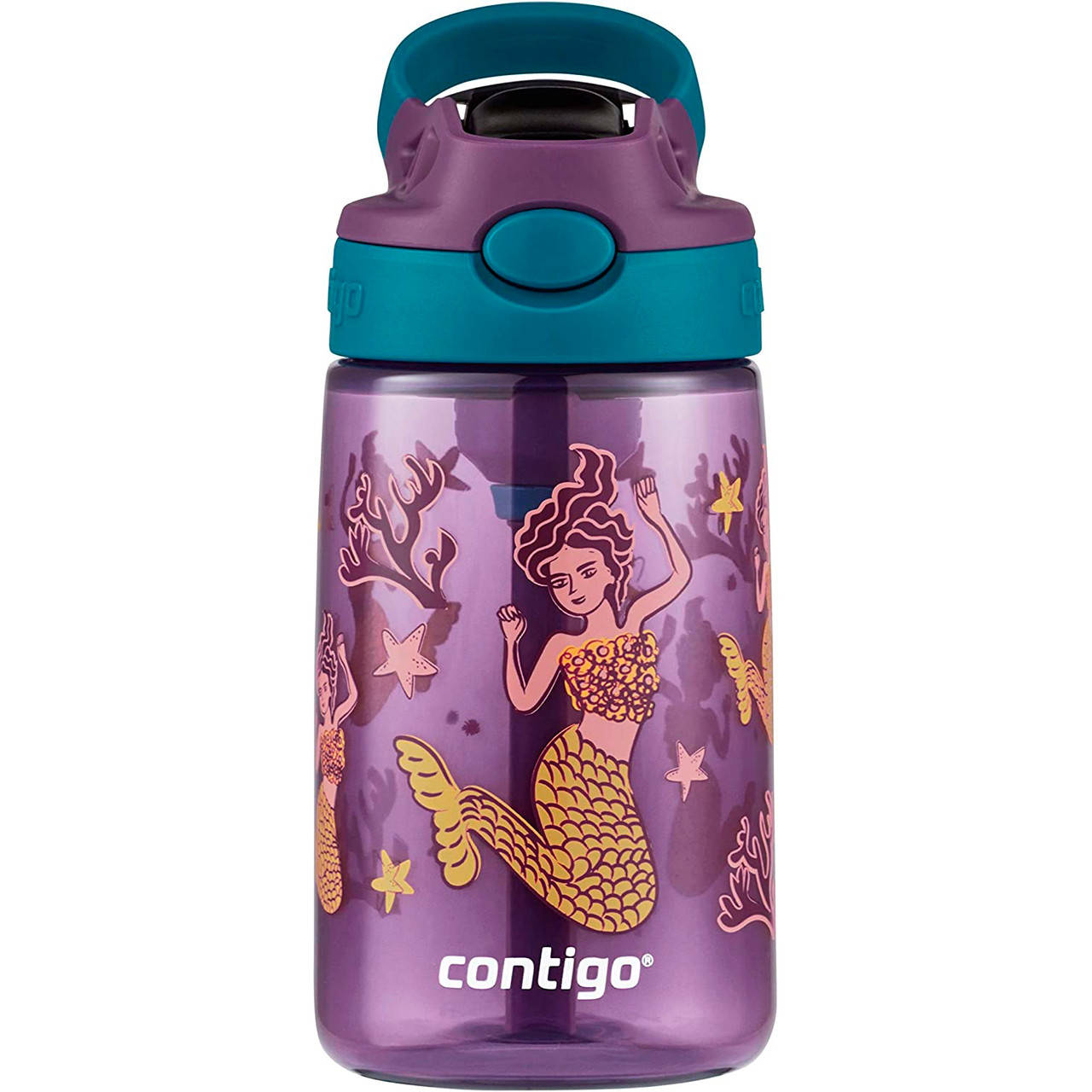 

Детская бутылка для воды Contigo Autospout Mermaid Русалка, Фиолетовый