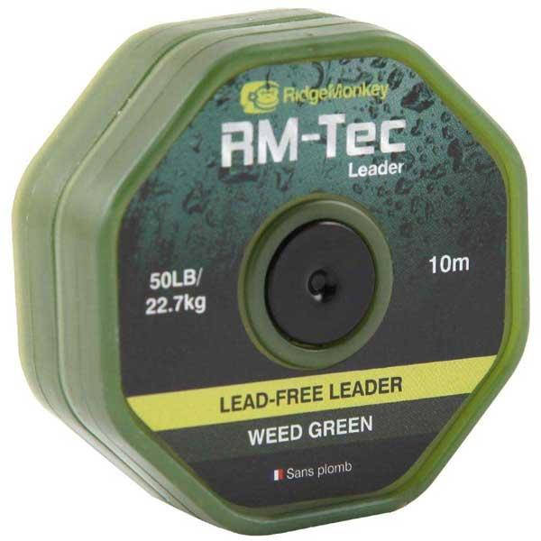 

Лидкор RidgeMonkey RM-Tec Lead Free Leader Weed Green 50lb 10м