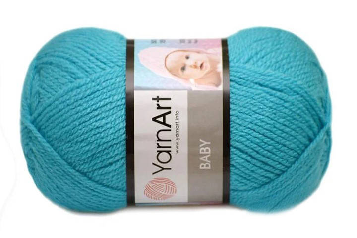 

YarnArt Baby, бирюзовый №552