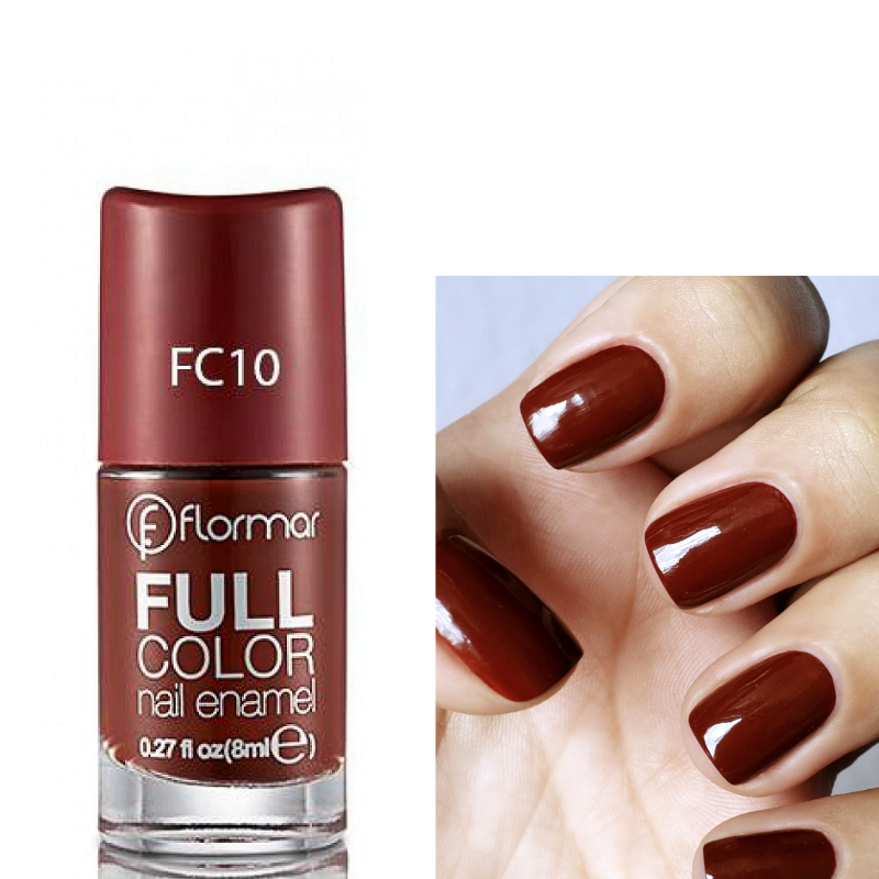 

Flormar Full Color Nail Enamel Лак для ногтей № FC10, Бордовый