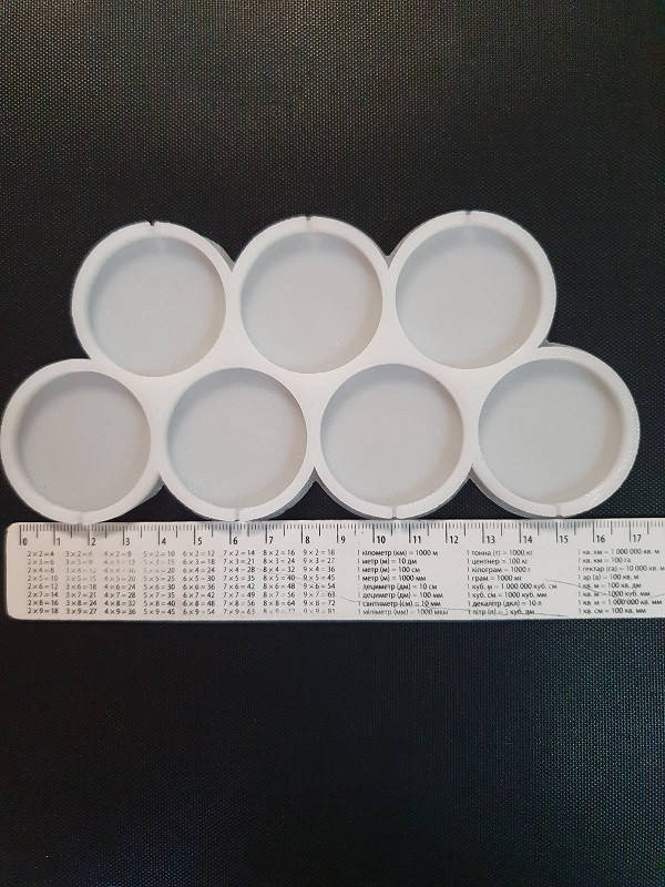 

Молд силиконовый для леденцов Круги 4 см