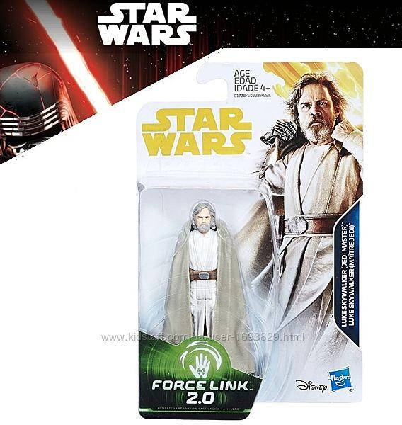 

Star Wars Force Link 2.0 Luke Skywalker Jedi Master Figure E1728 E0323 Hasbro Зоряні війни Люк Звездные войны