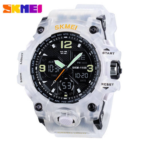 

Спортивные наручные часы Skmei 1155BWT White-Black