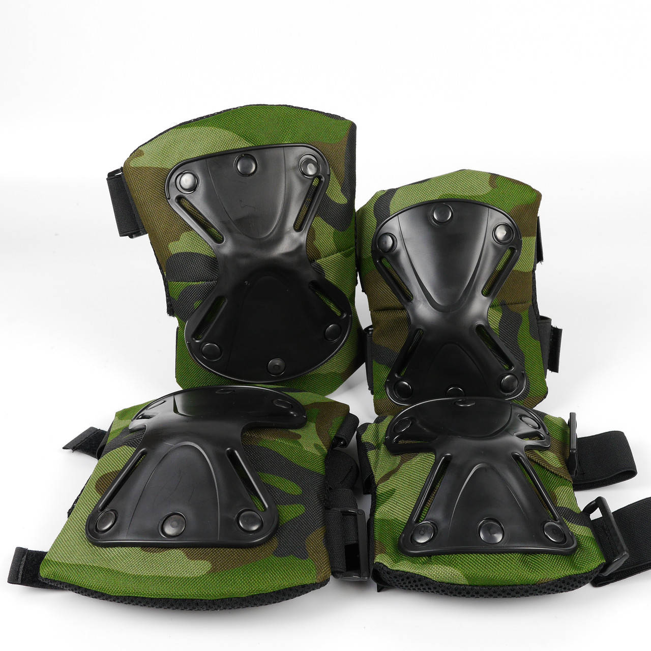 

Комплект наколенники + налокотники (камуфляж/черная накладка)