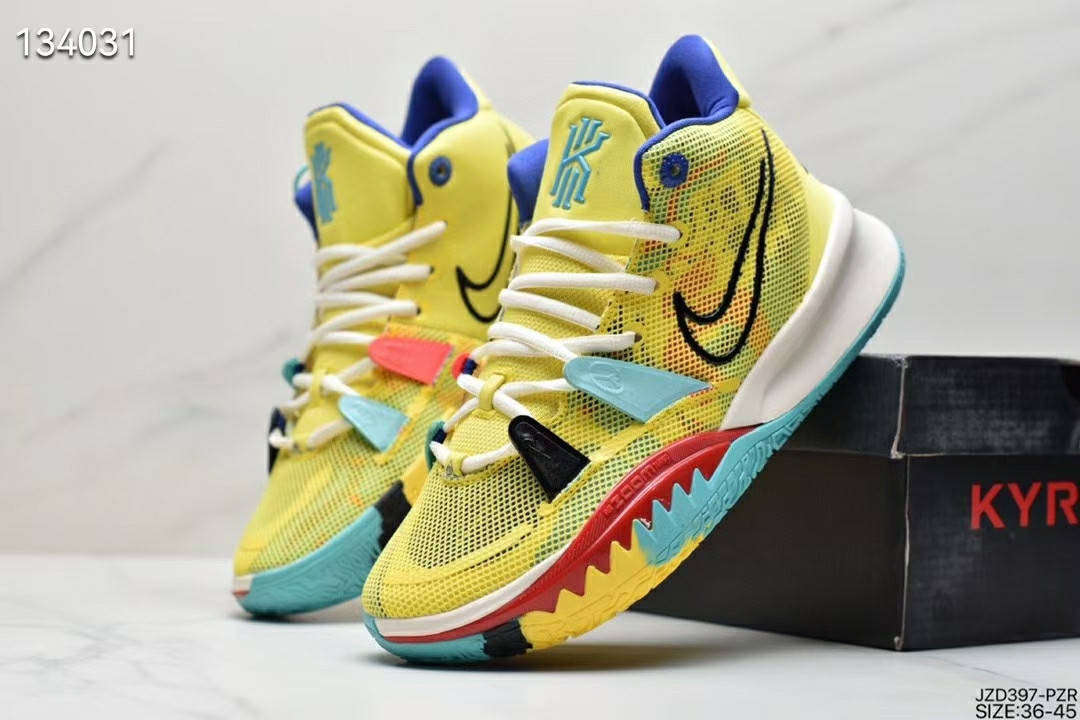 

Eur36-46 Баскетбольные кроссовки Кайри Nike Kyrie 7 желтые, Желтый