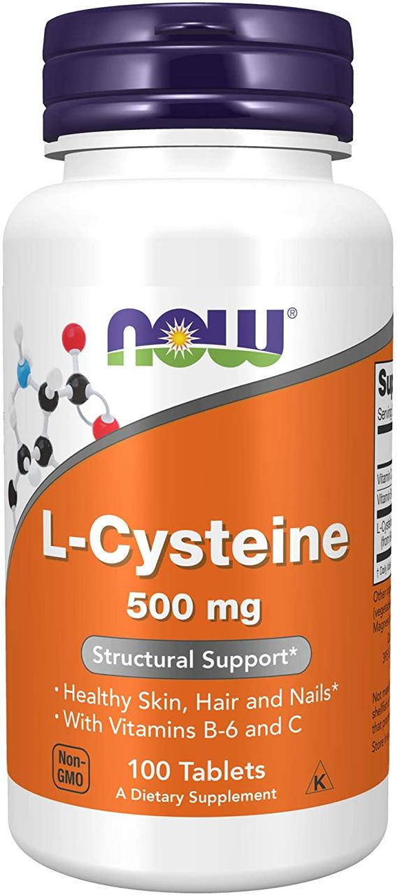 

Now Foods L-Cysteine 500 mg 100 таблеток