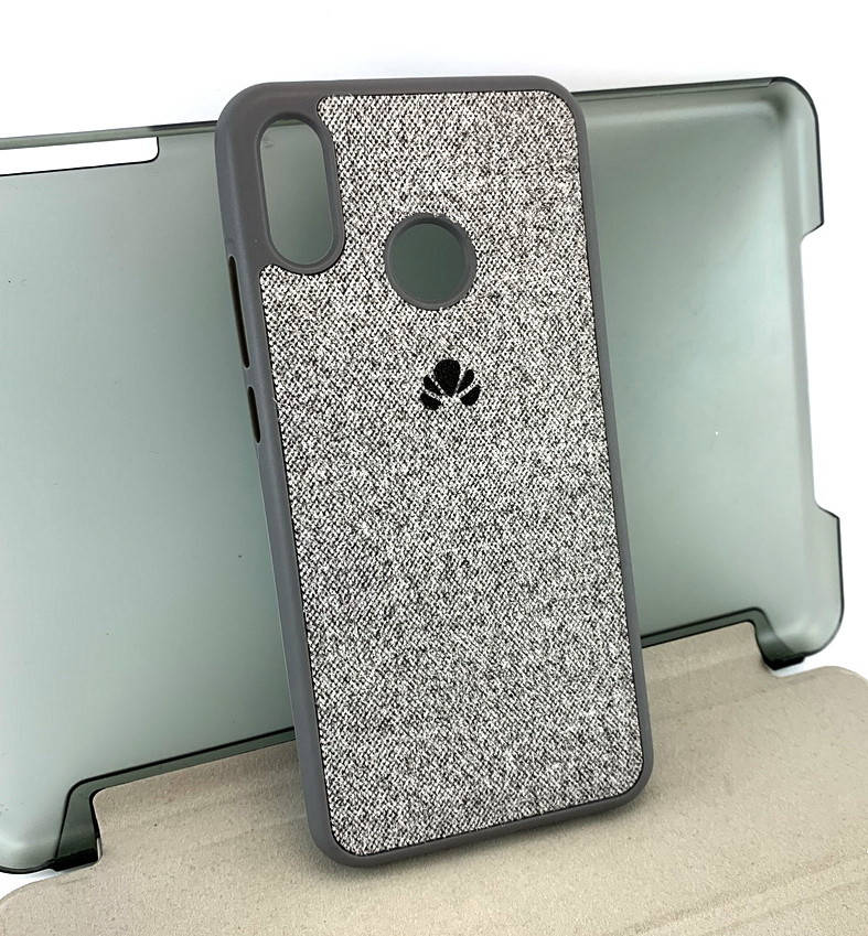 

Чехол для Huawei P20 Lite Luxo накладка бампер противоударный Canvas TPU серый