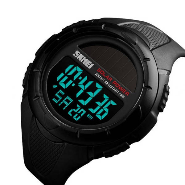 

Мужские часы на солнечных батареях Skmei 1405 Black