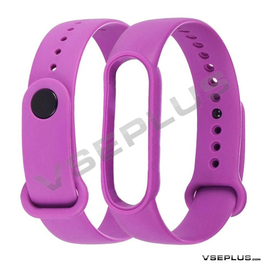 

Ремешок Xiaomi Mi Band 5, Silicone Band, фиолетовый