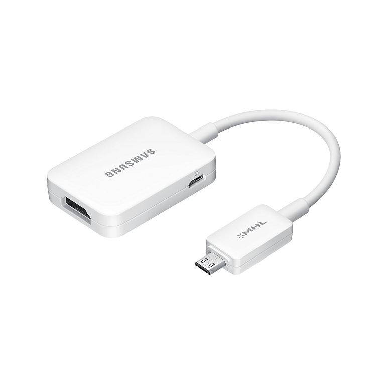 

HDMI адаптер Micro USB Samsung, Original, Белый Переходник ТВ шдмай микро юсб Самсунг /самсунг