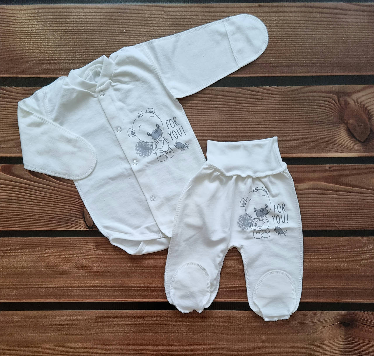 

Комплект для новорожденного 2-х предмет. (футер)