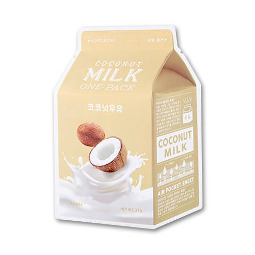 

A'PIEU Milk One Pack Тканевая молочная маска Кокос