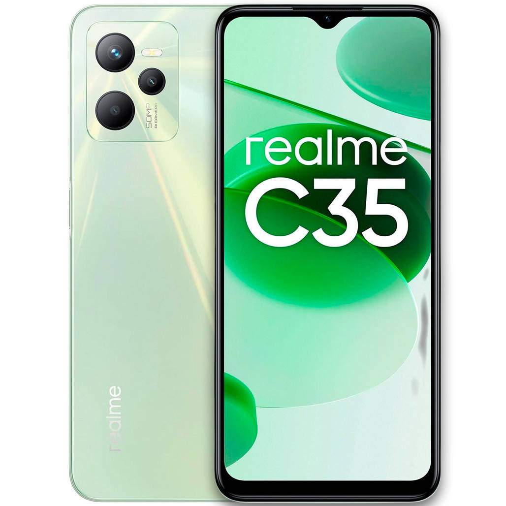 

Смартфон Realme C35 4/64GB (Glowing Green) [67727]