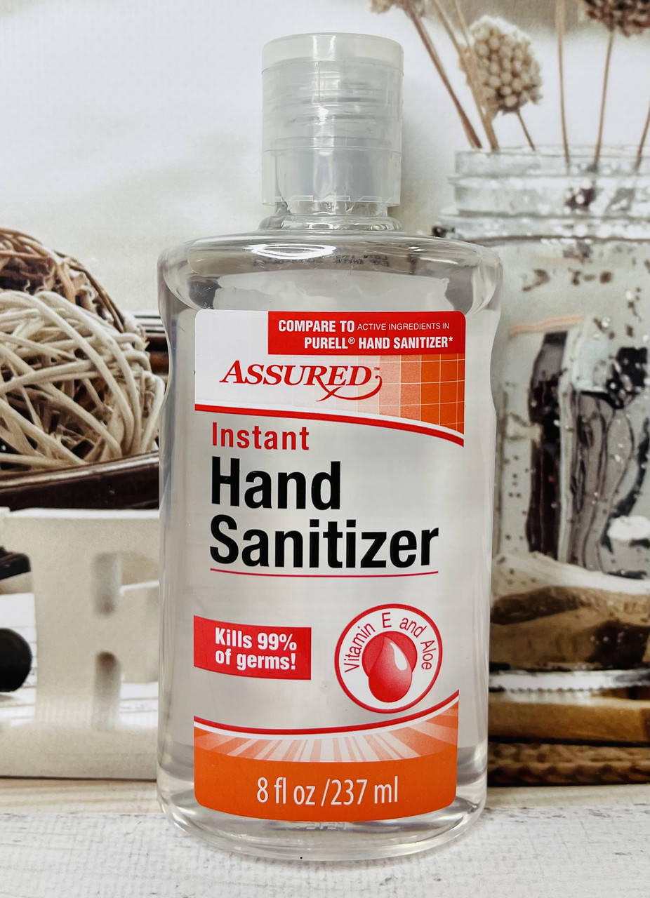 

Санитайзер для рук Assured Hand Sanitizer с витамином Е и алоэ, 237мл