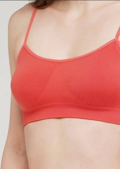 

Бесшовный топ на тонких бретелях Cami Top тм Giulia S/M, Коралловый