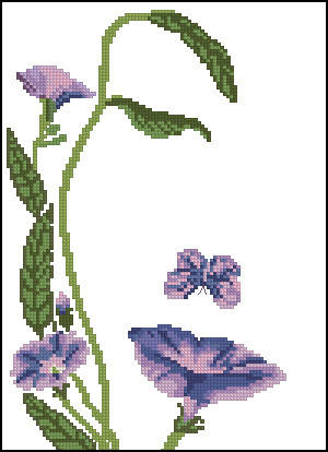 

Схема для вышивания бисером Цветок-девушка С-33