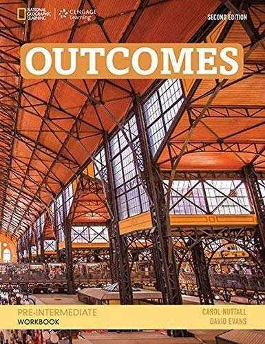 

Outcomes 2nd Edition Pre-Intermediate Workbook with Audio CD