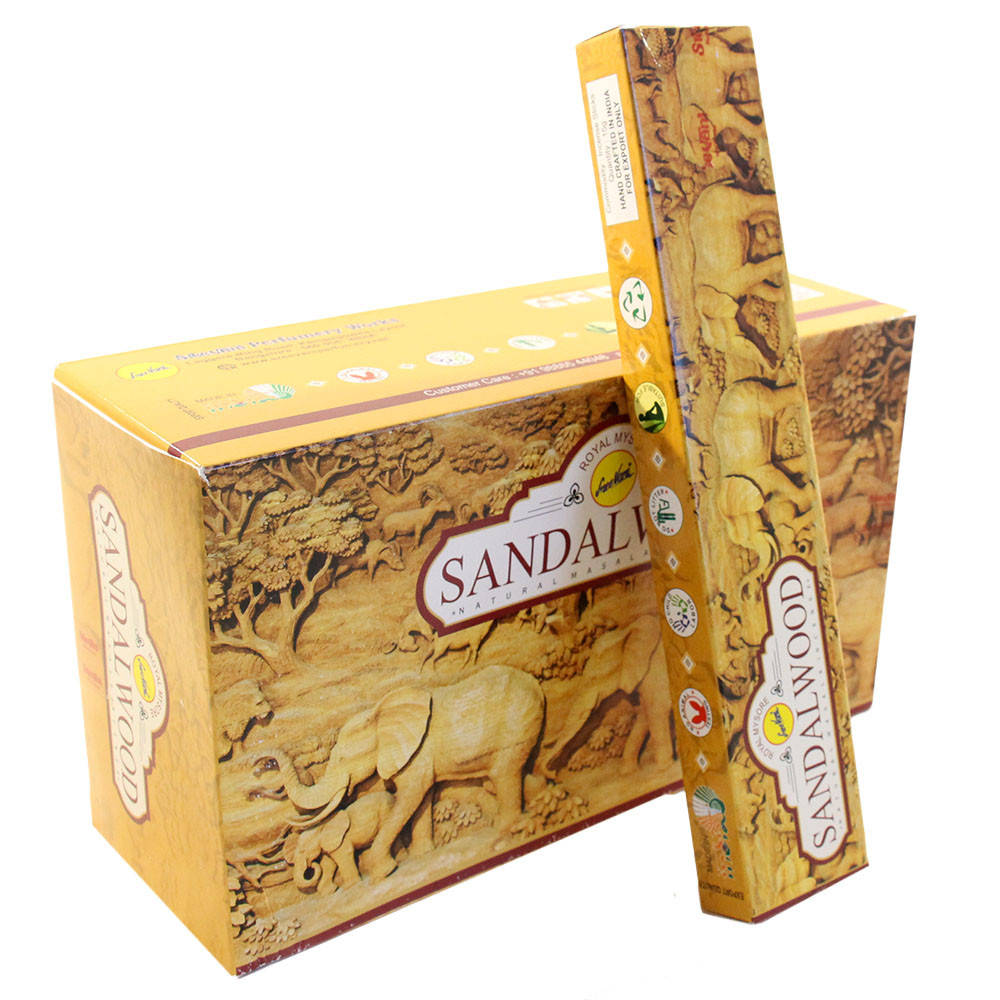 

Сандаловые ароматические палочки Sandalwood Sree Vani, 15 грамм