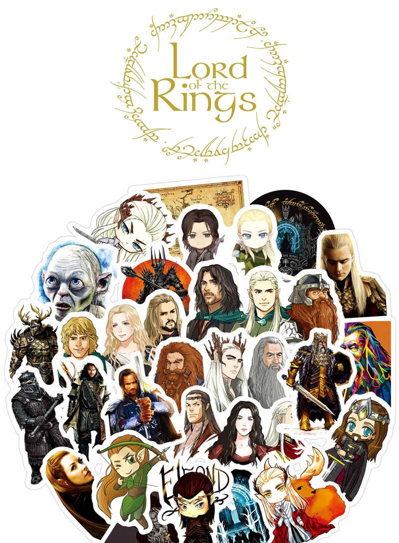 

Наклейки Властелин Колец / Стикеры Lord of the Rings 25 штук