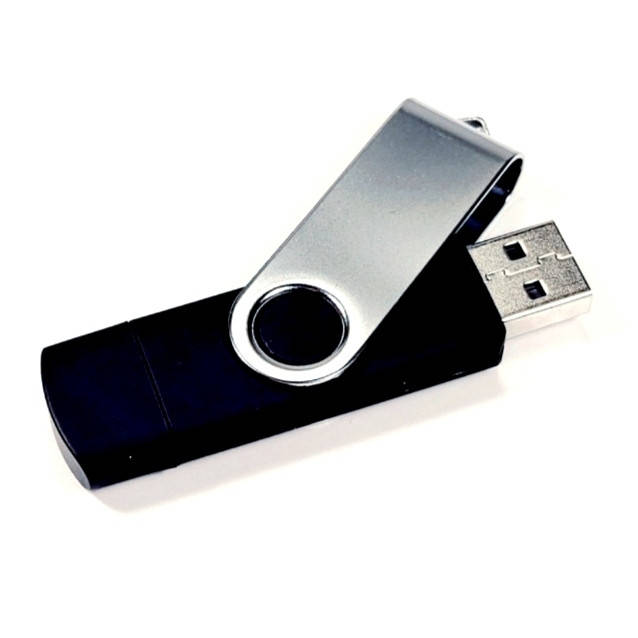 

Двухсторонняя USB-Micro usb флешка Jaster Flash 32 GB OTG, Black (в Подарок переходник Type-C), Черный