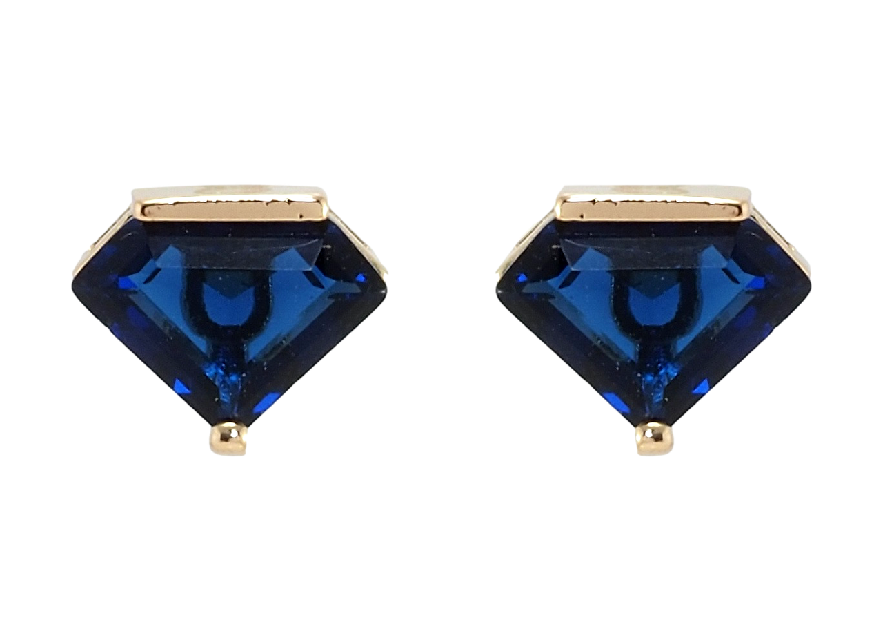 

Серьги Xuping Позолота 18K гвоздики (пусеты) "Синие фианиты"