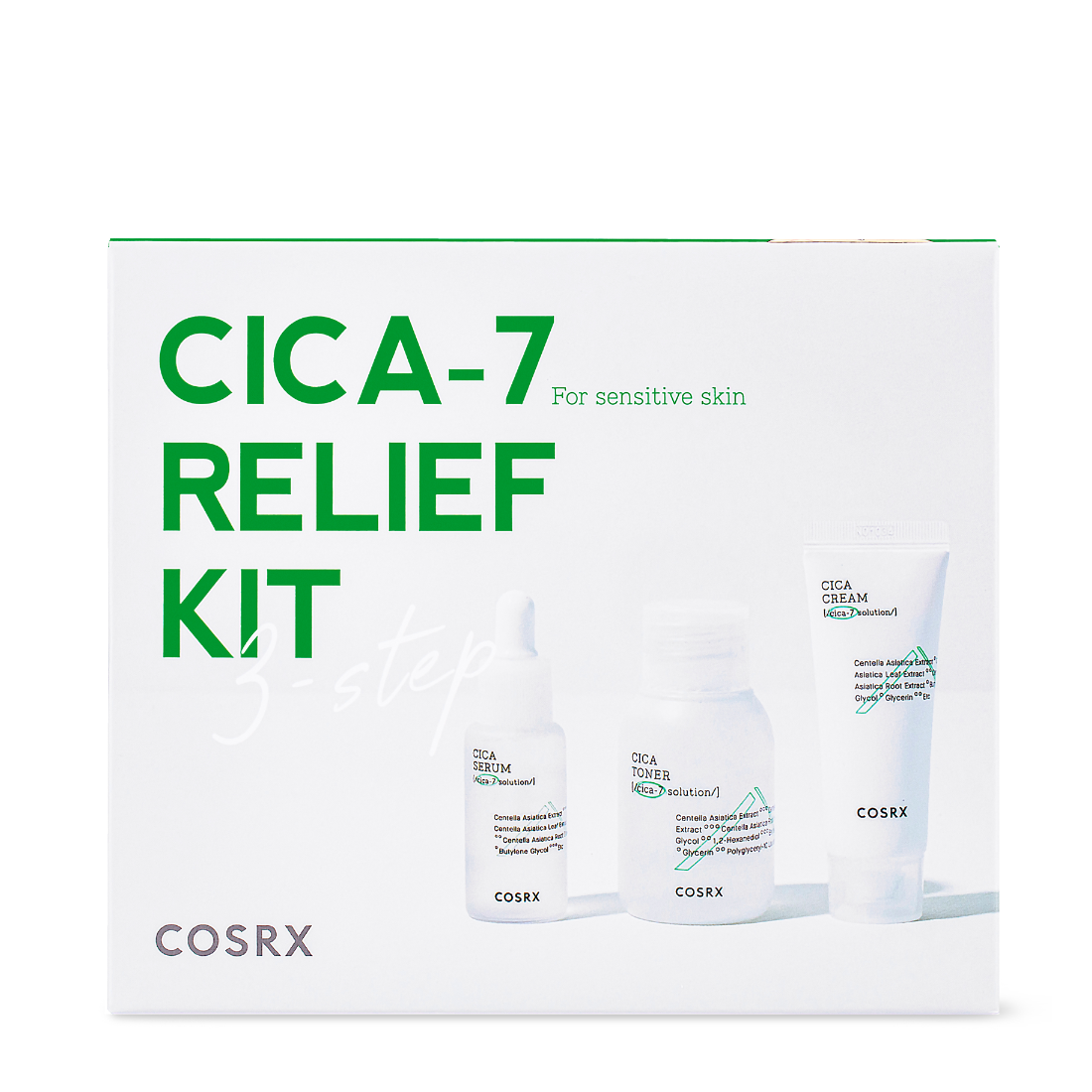 

Набор миниатюр для чувствительной кожи Cosrx CICA-7 Relief Kit