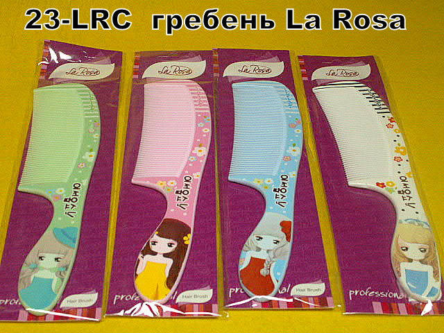 

Гребень для волос La Rosa детский с ручкой плоский 23-LRC