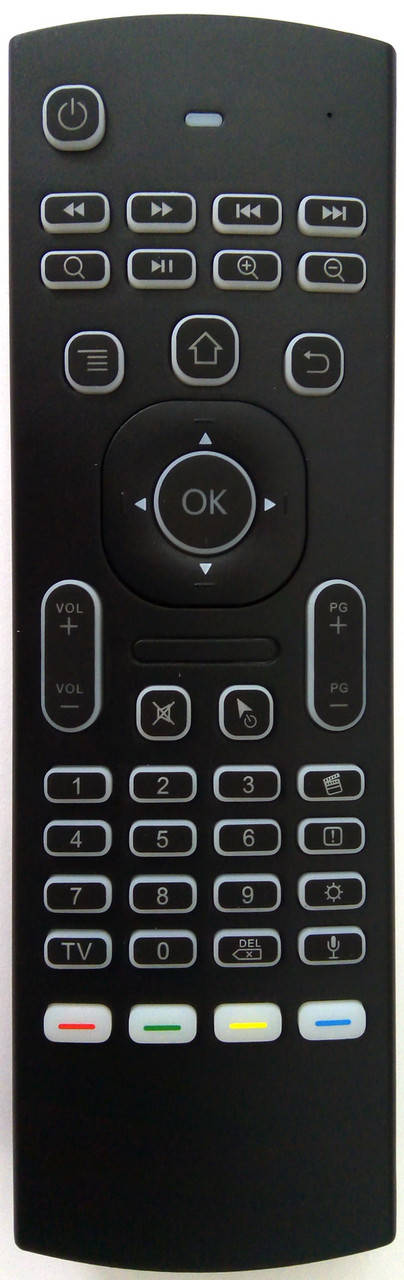 

Air mouse MX3 пульт ДУ программируемый, русская клавиатура с микрофоном