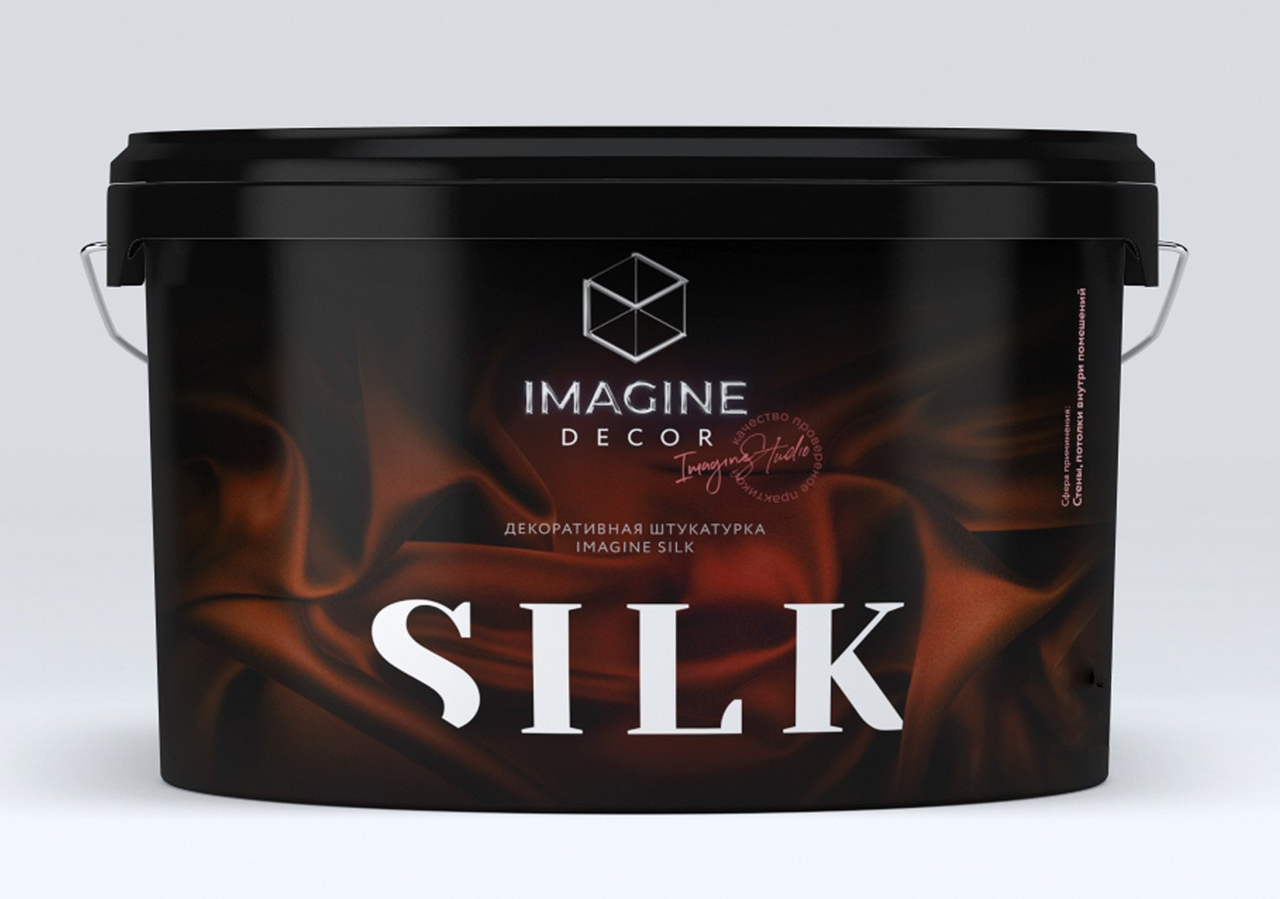 

Перламутровая штукатурка "Silk" 1 л ТМ Imagine Decor, Бежевый
