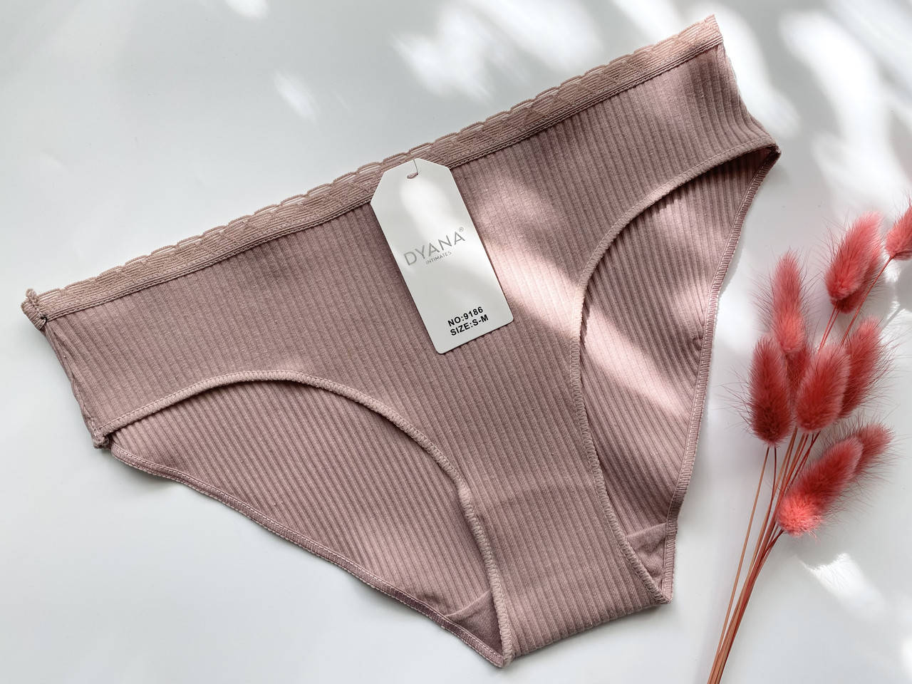 

Женские трусики Dyana, Пудровый, код 9186, S/M