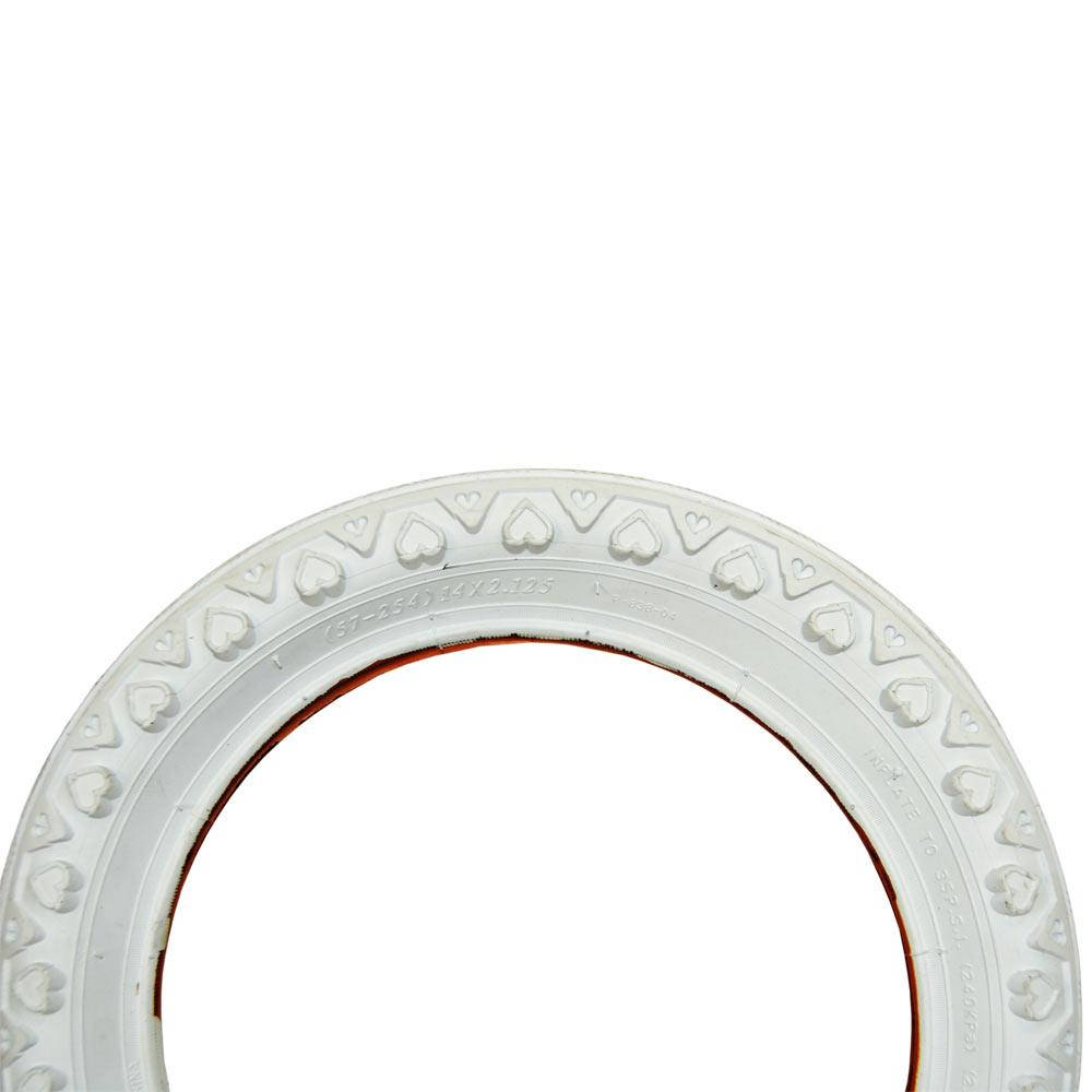 

Покрышка 14", 2.125 Royalbaby белая, Да