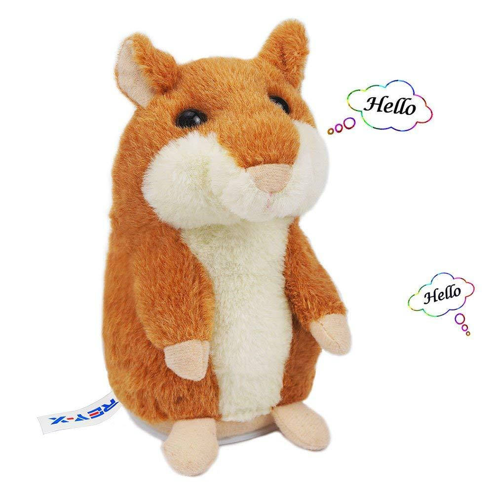 

Игрушка хомяк говорящий Woody Time Brown повторюшка, Коричневый
