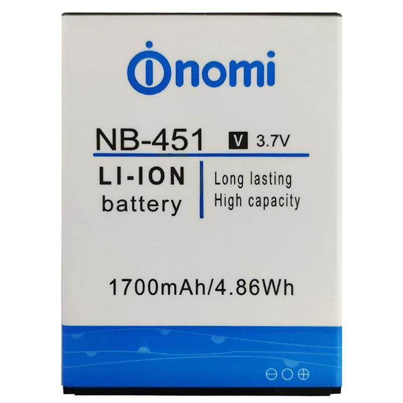 

Батарея Nomi i451, NB451 (1700 mAh) (аккумулятор на Номи и451)