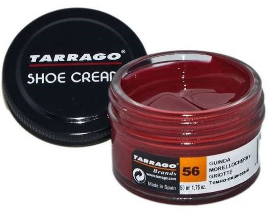 

Крем для гладкой кожи Tarrago Shoe Cream 50 мл Тёмно-вишнёвый