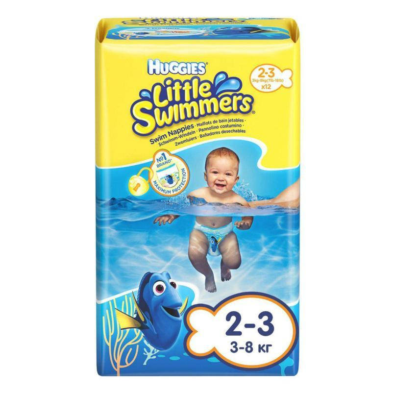 

Трусики для плаванья Huggies Little Swimmers 2-3 (3-8кг), 12 шт. (срок - до мая 2022 г.)