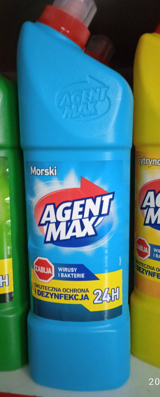 

Agent Max (Польский Доместос), объем 1000ml. Польша.