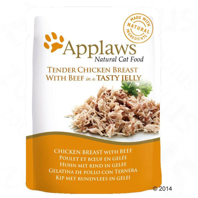 

Applaws влажный корм для кошек курица и говядина в желе